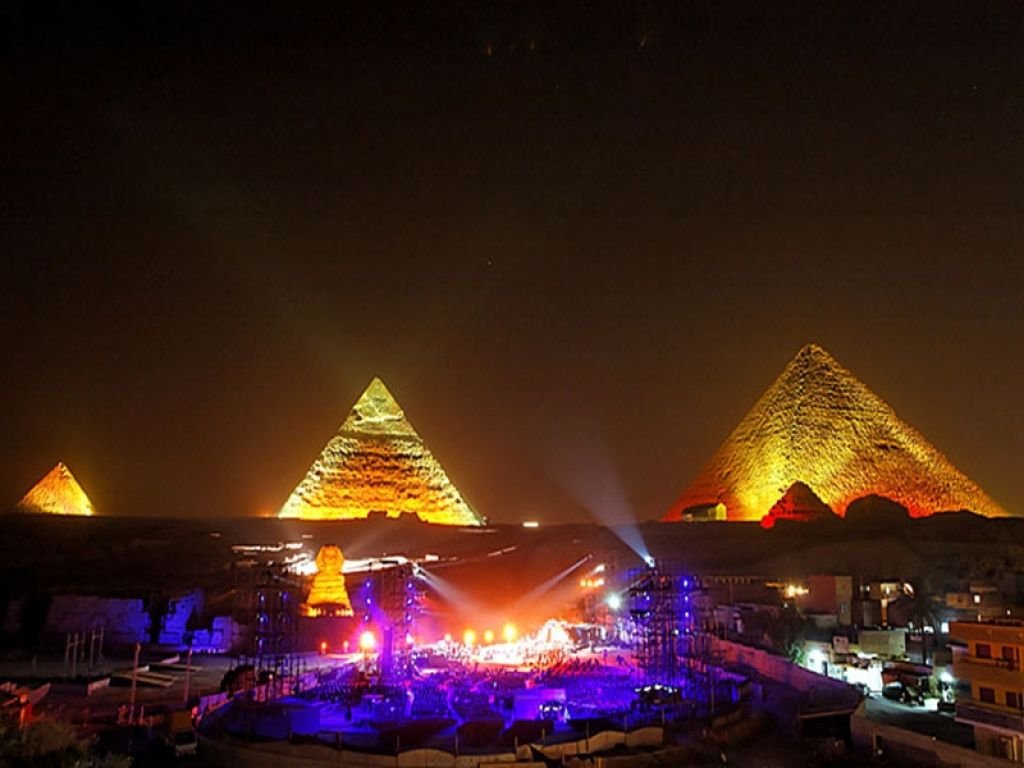 Sound & Light Show at Giza Pyramids